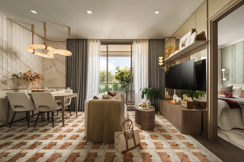CANVAZ Palette Cherngtalay — living and dining area in one space