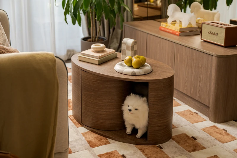 CANVAZ Palette Cherngtalay — pet nook in the living room