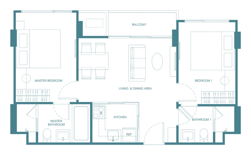 CANVAZ Palette Cherngtalay — floor plan 2A(Pet)
