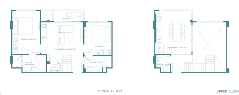 CANVAZ Palette Cherngtalay — floor plan 2B(Duplex)
